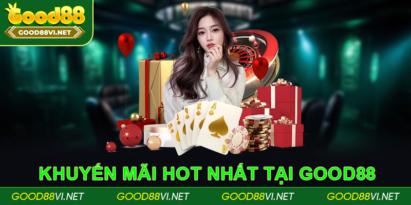 Khuyến mãi hấp dẫn nhất, HOT nhất tại Good88